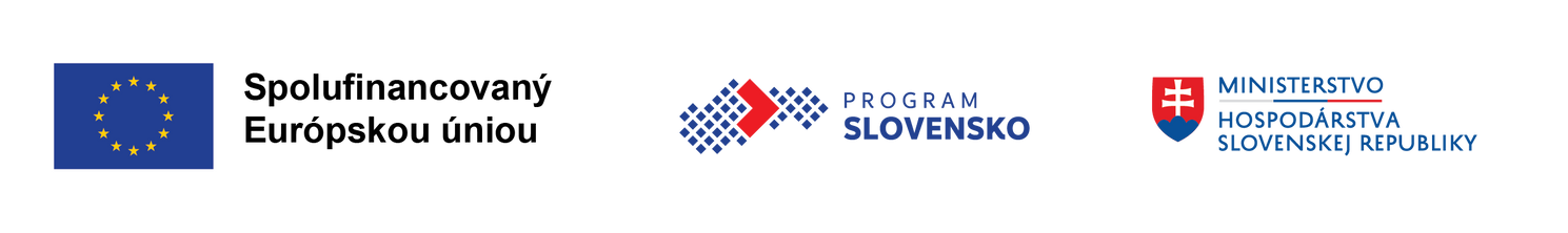 Spolufinancovaný Európskou úniou, Program Slovensko, Ministerstvo hospodárstva Slovenskej republiky